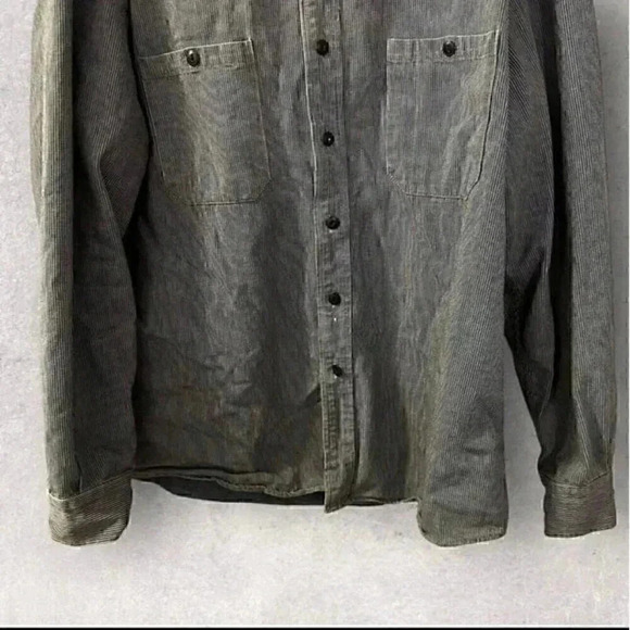 Vintage Oshkosh 1895 Workwear Denim Button Up Shirt Men’s Size XL - Picture 3 of 11